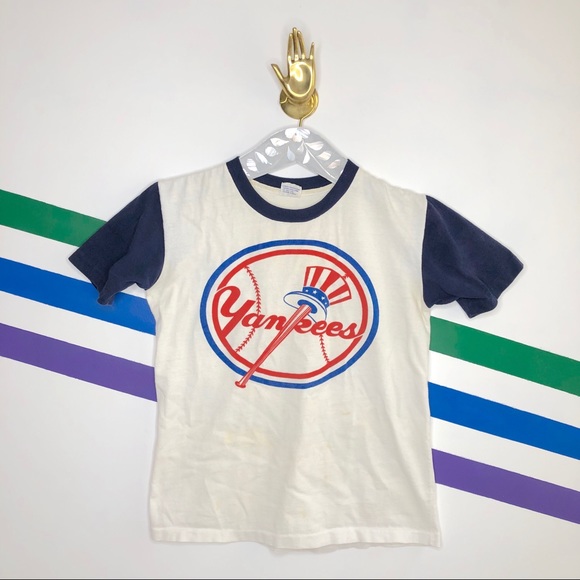 Vintage Tops - Vintage Yankees Single Stitch Baseball Graphic tee